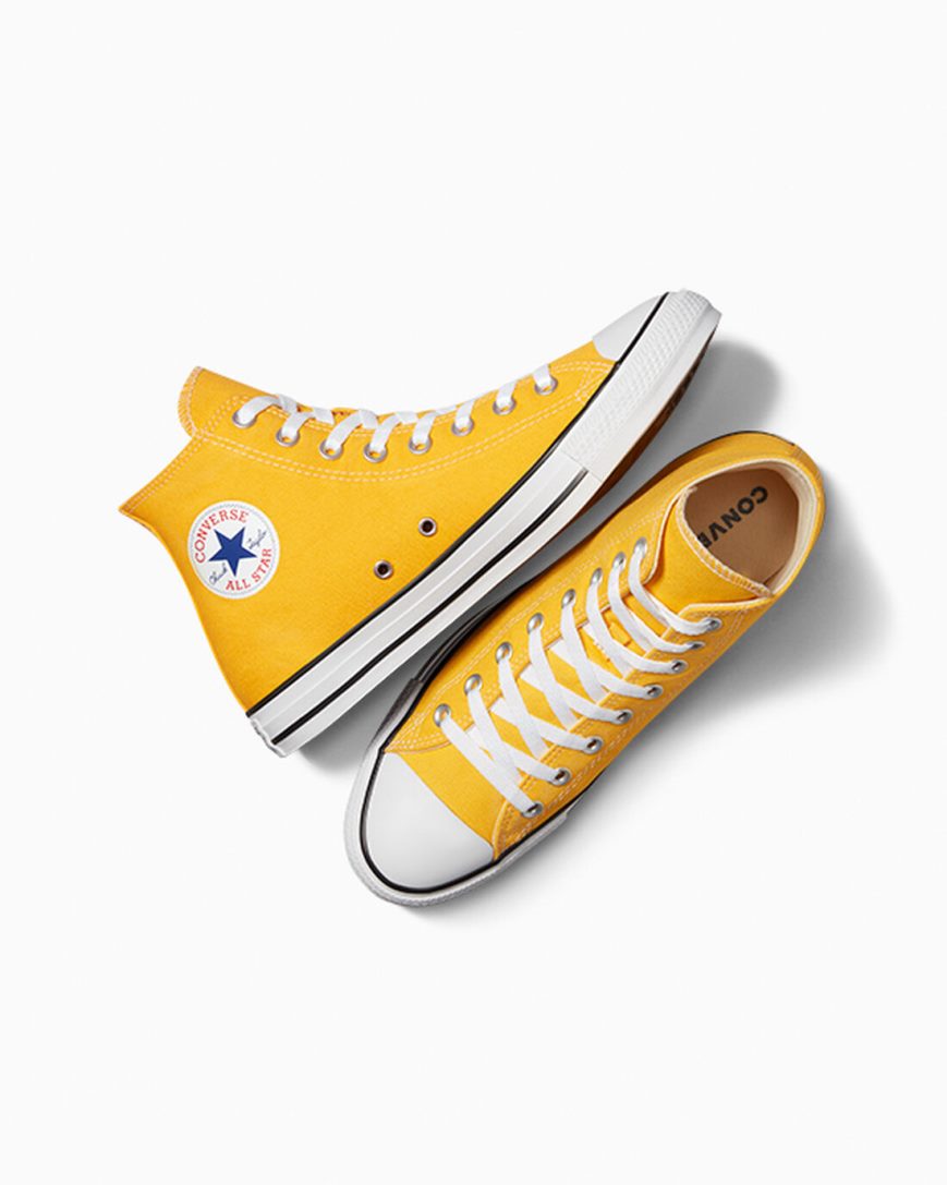 Dámské Boty Vysoké Converse Chuck Taylor All Star Classic Citrón | CZ VHAG78